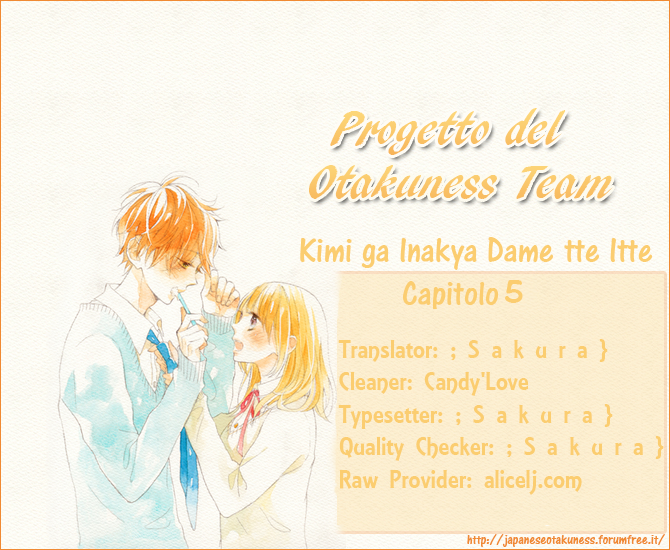 Kimi ga Inakya Dame tte Itte-Volume 2 Chapter 5